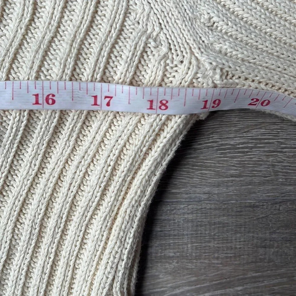 Torn by Ronny Kobo Cream Lace Sweater - Picture 8 of 9